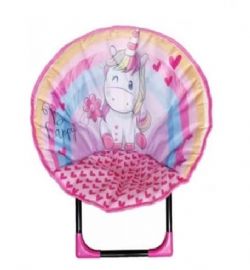 CHAISE RONDE PLIABLE POUR ENFANTS - LICORNE